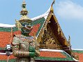 Bangkok Wat Phrae Kaeo P0660 Gardien Hor Rajbongsanusorn